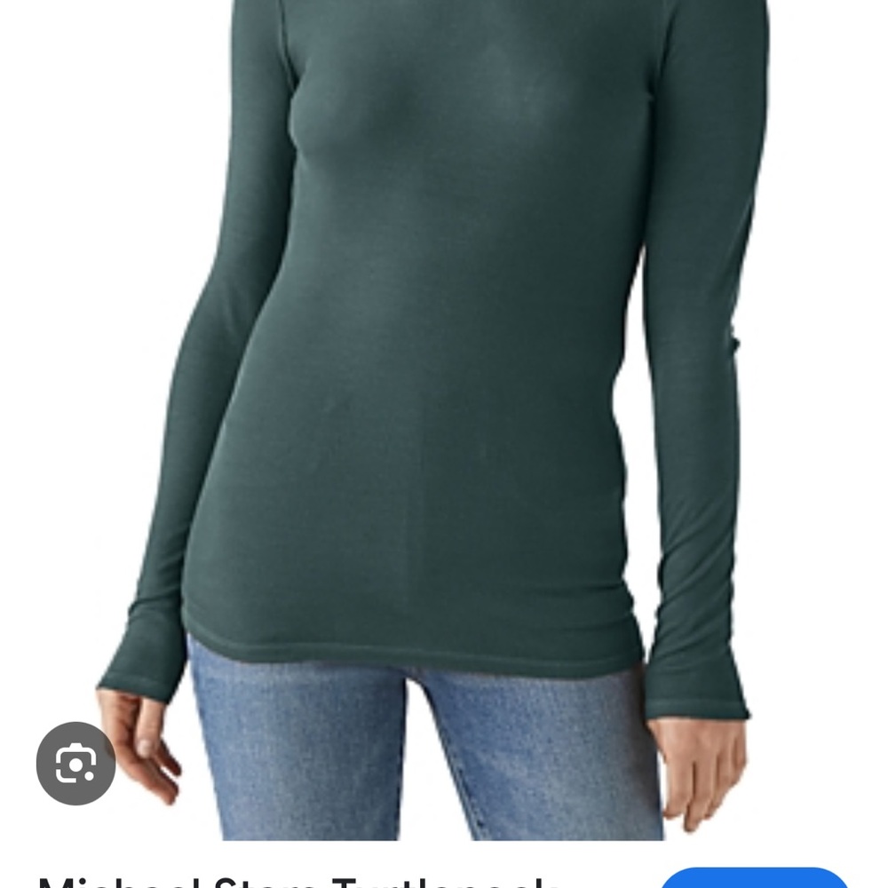 Michael Stars “GAIL” Turtleneck in Dark Ivy.